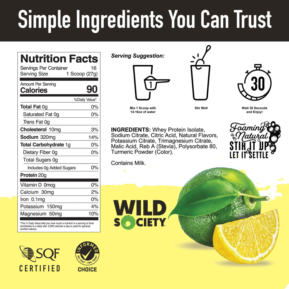 Wild Society Clear Whey Rocket Pop glass showcases flavorful, light shake option after training