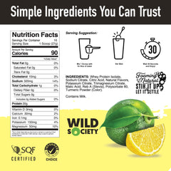 Wild Society Clear Whey Rocket Pop glass showcases flavorful, light shake option after training