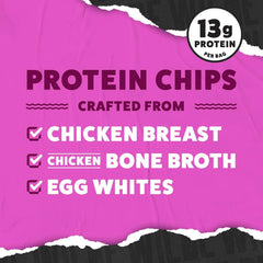 Wilde Chips Variety Pack bags, convenient high-protein snack option.