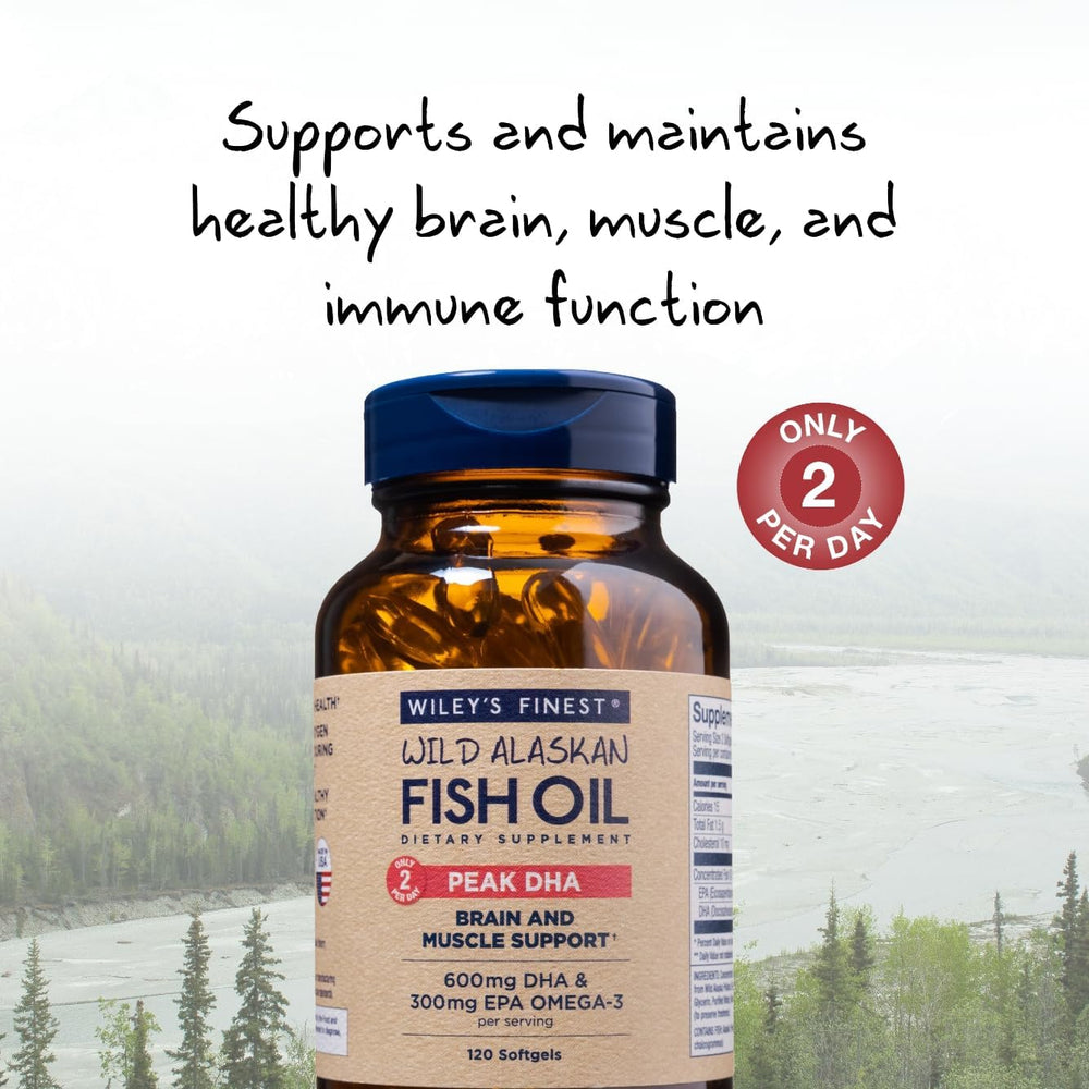 Wiley's Finest wild Alaskan Pollock oil label emphasizes MSC-certified sustainability