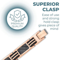 Willis Judd gold-tone bracelet detail reveals rose gold finish and modern appeal.