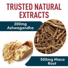 WINDSOR BOTANICALS Ashwagandha capsules for stress harmony and daily balance.
