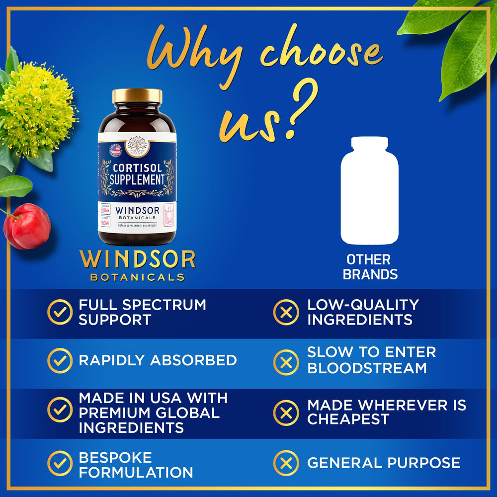 WINDSOR BOTANICALS Panax ginseng and rhodiola enhance resilience under pressure