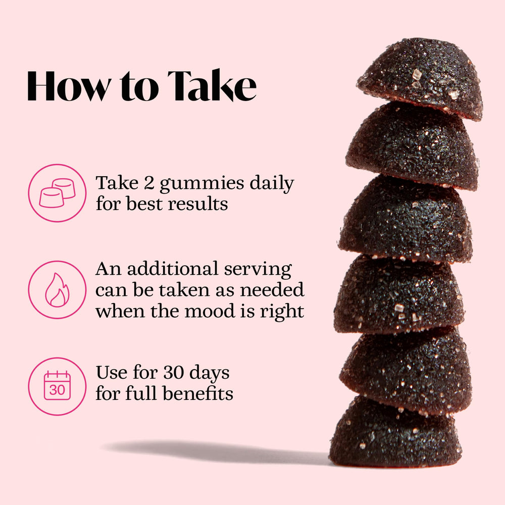 Winged Wellness Love Bites ingredients maca damiana horny goat weed highlighted for vitality