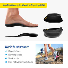 WINIOM flat-feet-friendly inserts help maintain form during long days.