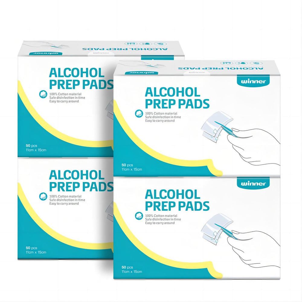 Winner alcohol wipes 4x6 large sheet for quick prep