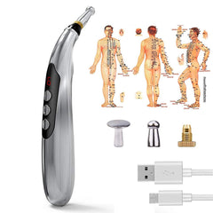Winnes Acupuncture Pen includes two massage gels to enhance glide