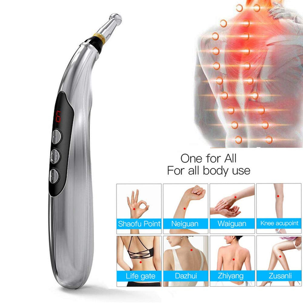 Winnes Acupuncture Pen with node head for targeted muscle areas
