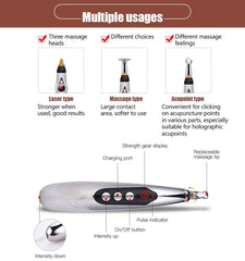 Winnes Acupuncture Pen USB rechargeable design for cordless use