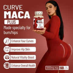 Wins Town Maca Plus Gummies bottle pouring to illustrate convenient daily use.