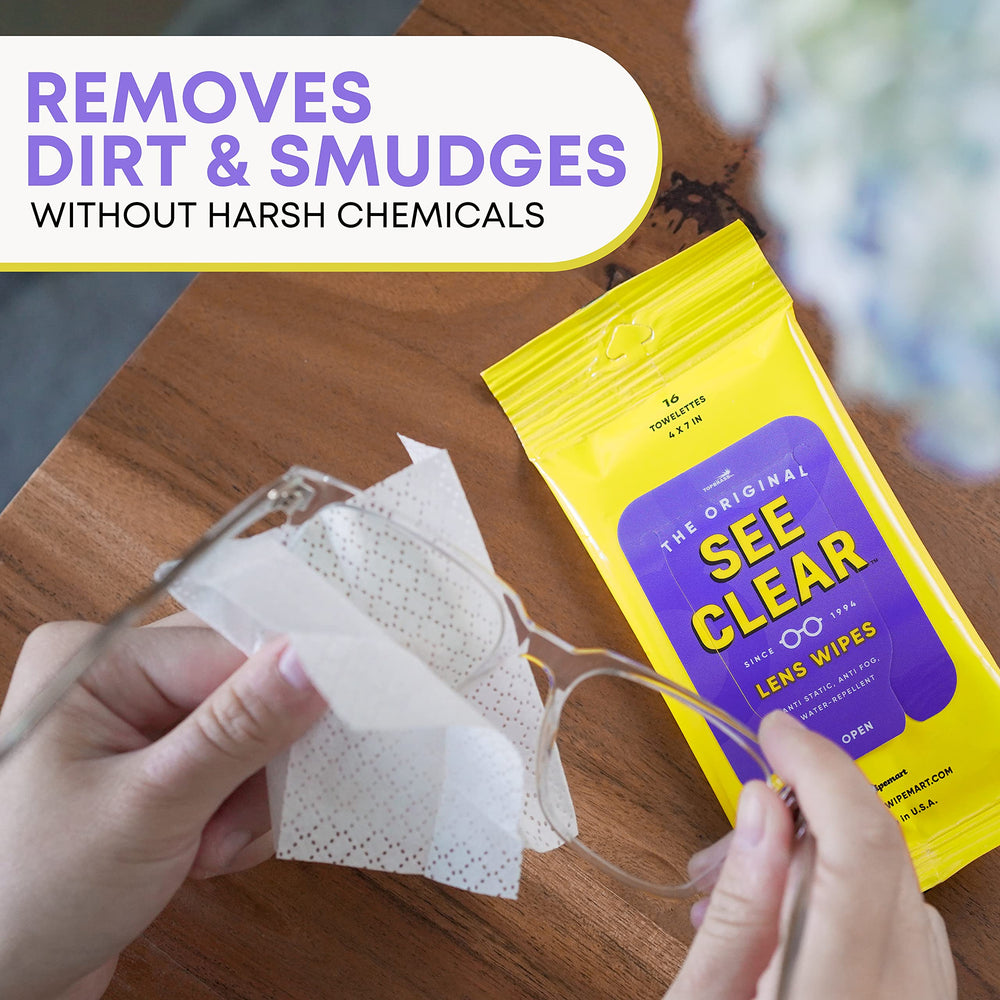 Wipemart See Clear wipes pocket pack ideal for travel.