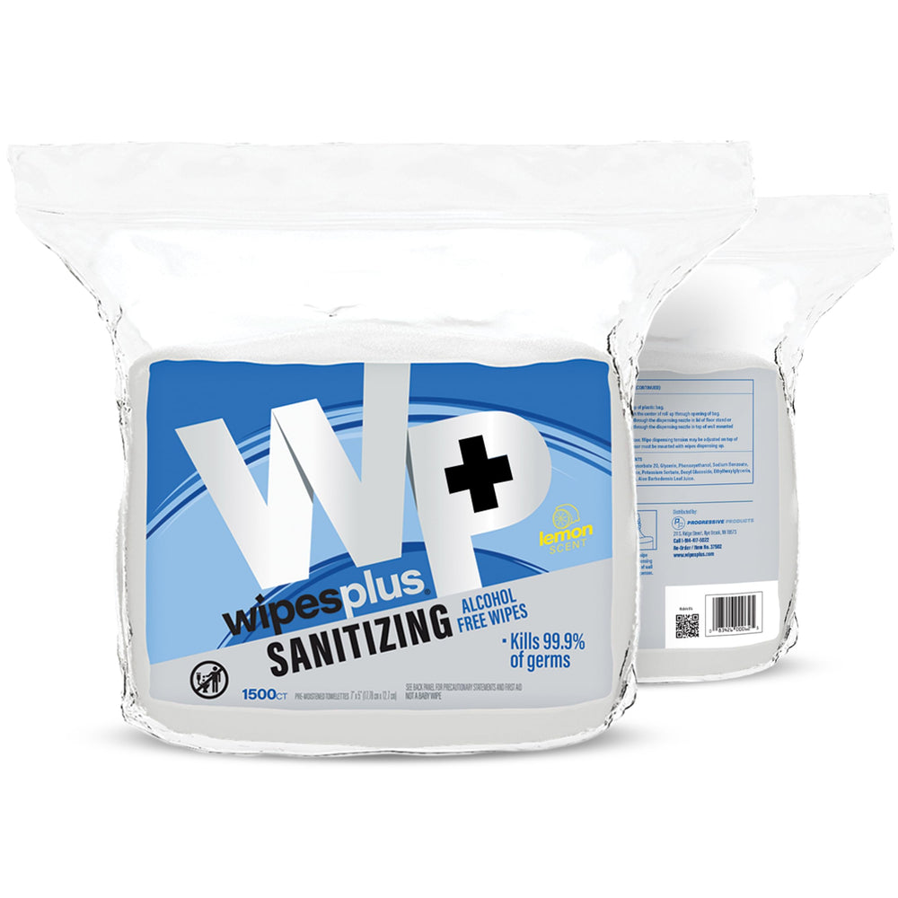 WIPESPLUS refill bag with 6,000 sheets for high-traffic venues