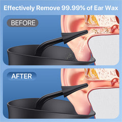 Wisdagaly ear cleaner displaying water temperature sensor feedback
