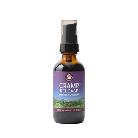WishGarden Cramp Release bottle pouring for easy dosing and comfort