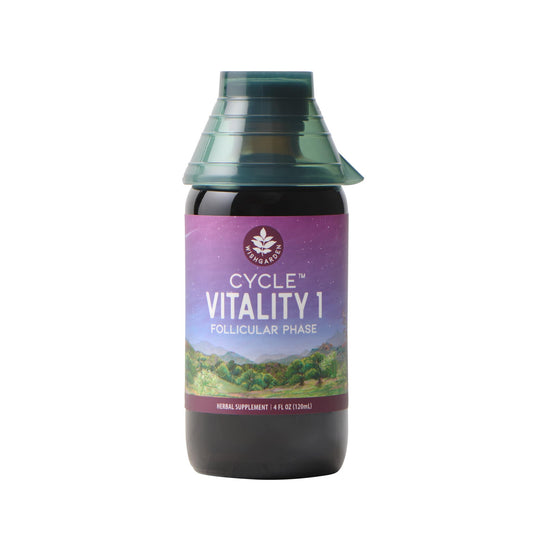 WishGarden Cycle Vitality I bottle with tincture for balanced cycles