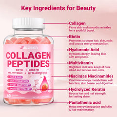 Wiszeen Collagen Gummies jar on table with natural light for daily wellness ritual