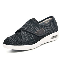 Wlesvago women's wide-width walking shoe side view for edema comfort and stability.