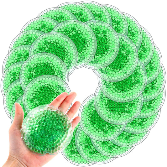 Woanger Boo Boo Ice Pack round green for gentle bumps and dental relief.