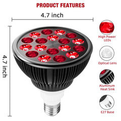 wolezek 660nm red light emission for surface warming and comfort.