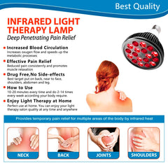wolezek red light bulb for chest supports upper body warmth