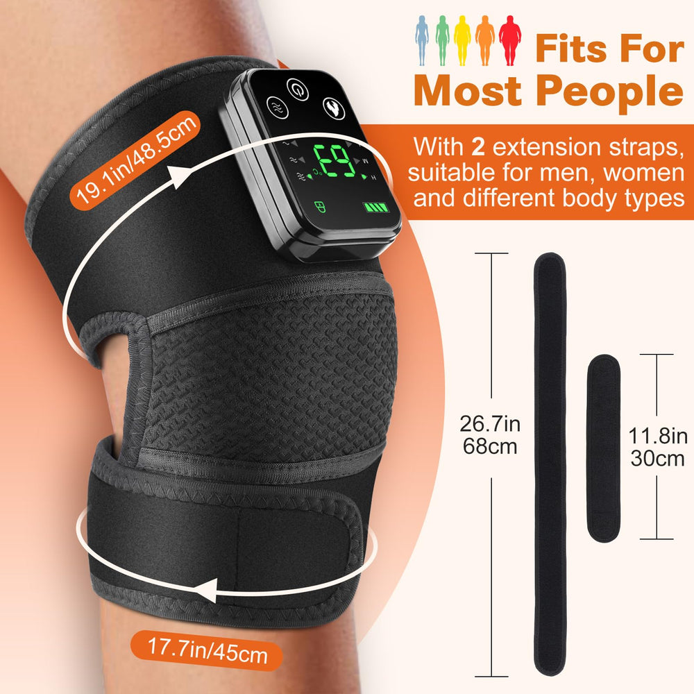 WoloyHeatie Knee Massager is portable and travel-ready for on-the-go relief.