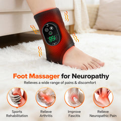WoloyHeatie plantar fascia relief massager targets the arch with warmth