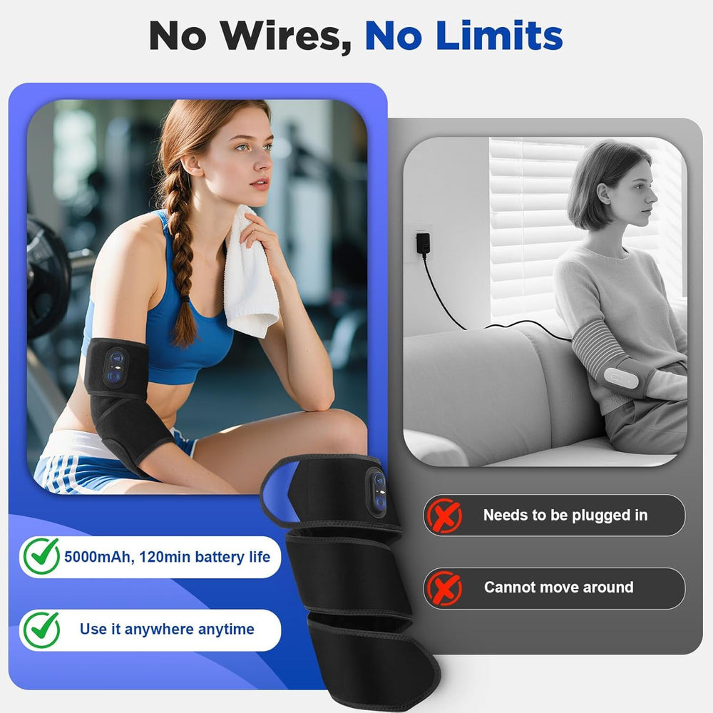 WoloyHeatie soft ergonomic materials cradle the arm for comfortable sessions.