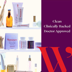 Womaness Active Glow hair strand image hinting at healthier, fuller hair