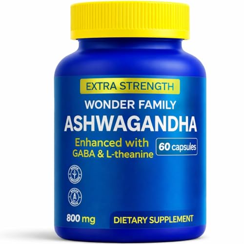 Wonder Family Ashwagandha Complex bottle with capsules for calm focus and mood support