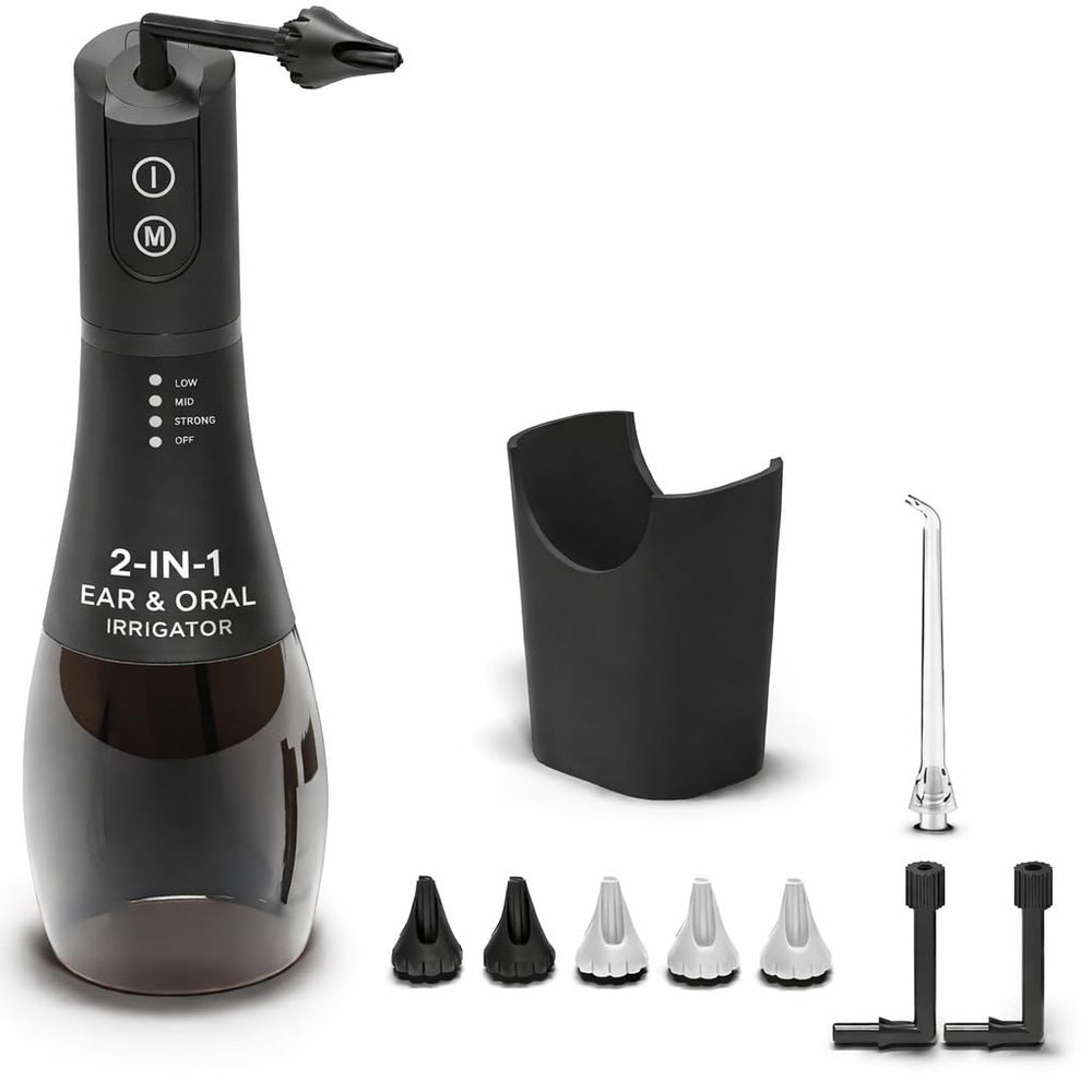 WONDER FAMILY electric ear irrigator front view for comfortable daily cleaning