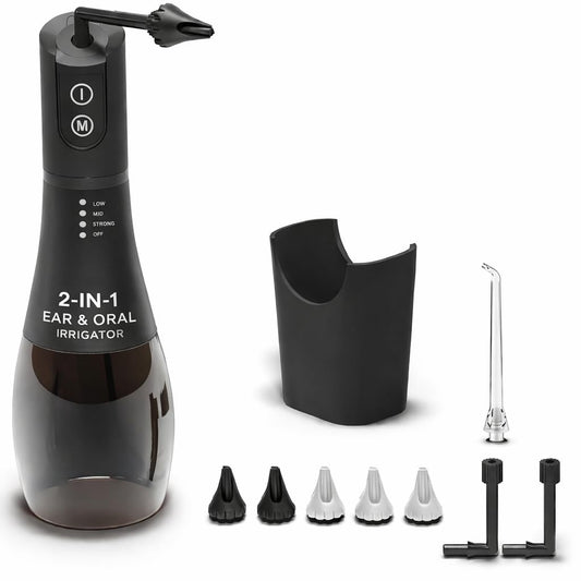 WONDER FAMILY electric ear irrigator front view for comfortable daily cleaning