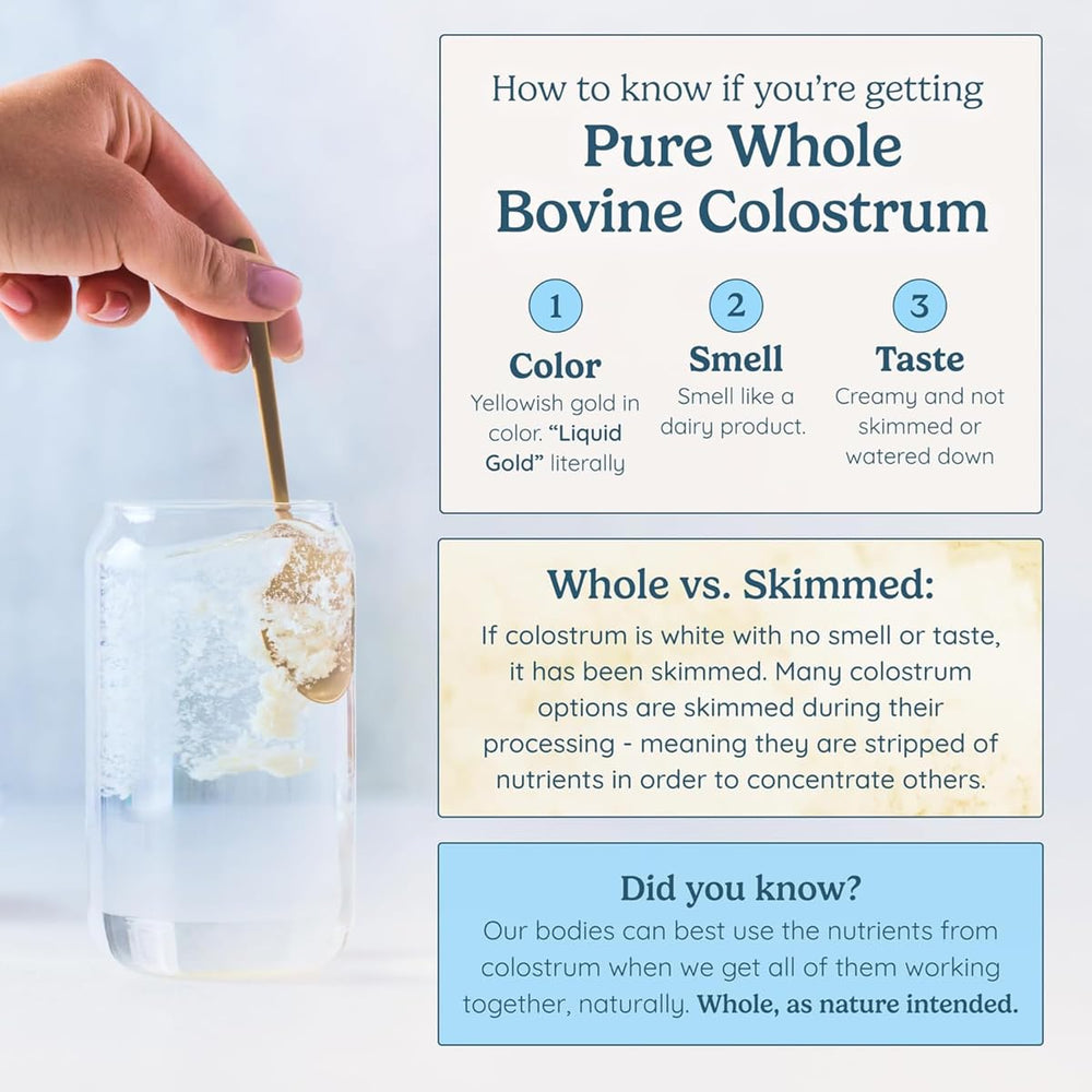 WonderCow daily-dose being added to water for quick use