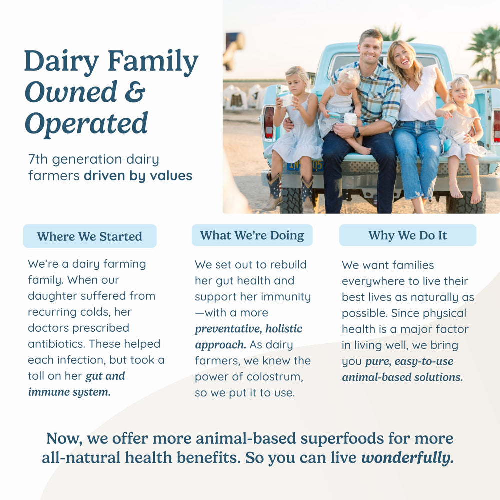 Non-GMO gluten-free WonderCow label highlights purity and quality.