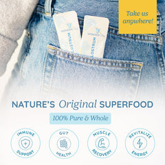 To-go packets from WonderCow for convenient daily servings.