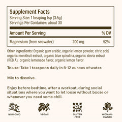 Wooden Spoon Herbs Magic Magnesium Blue Lemonade pour demonstrates easy mixing.