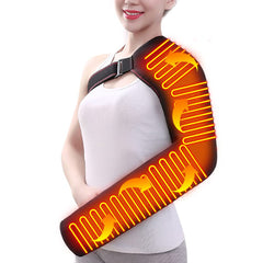 WOOLALA shoulder-arm-hand heating pad targets shoulder and arm pain for soothing warmth.