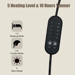 WOOLALA heated seat cushion machine washable design for easy post-use care