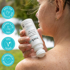 Workvie two-pack packaging highlighting convenient, spill-free roll-on.