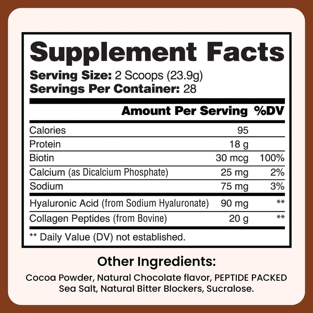 Wound Care Plus collagen powder chocolate shake ready to boost daily flavor
