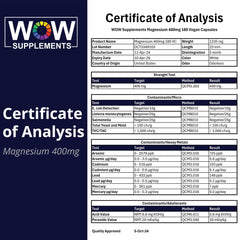 WOW Supplements magnesium bottle on shelf – ready for daily routine