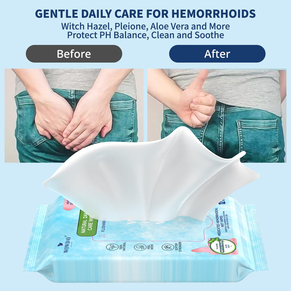 WowDay fragrance-free wipes pack demonstrates gentle care without fragrance.