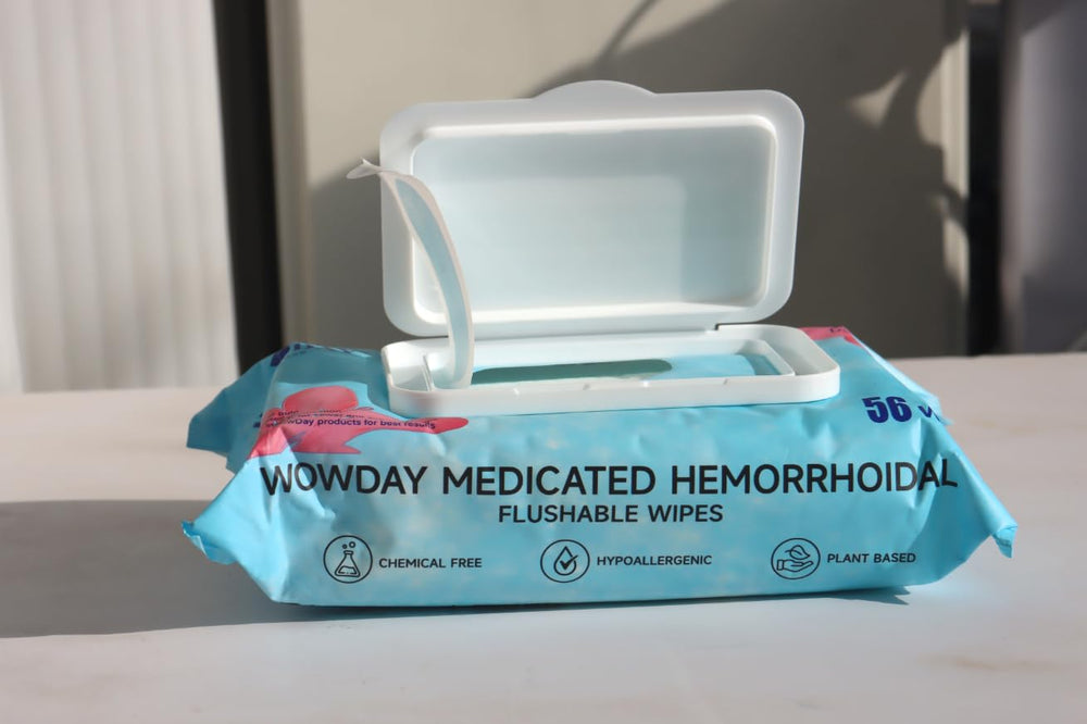 WowDay sensitive skin wipes showcase fragrance-free, irritation-friendly care.