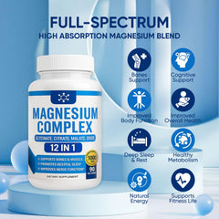 WSJAWH Nutrapure Magnesium Complex dosage instruction for daily intake