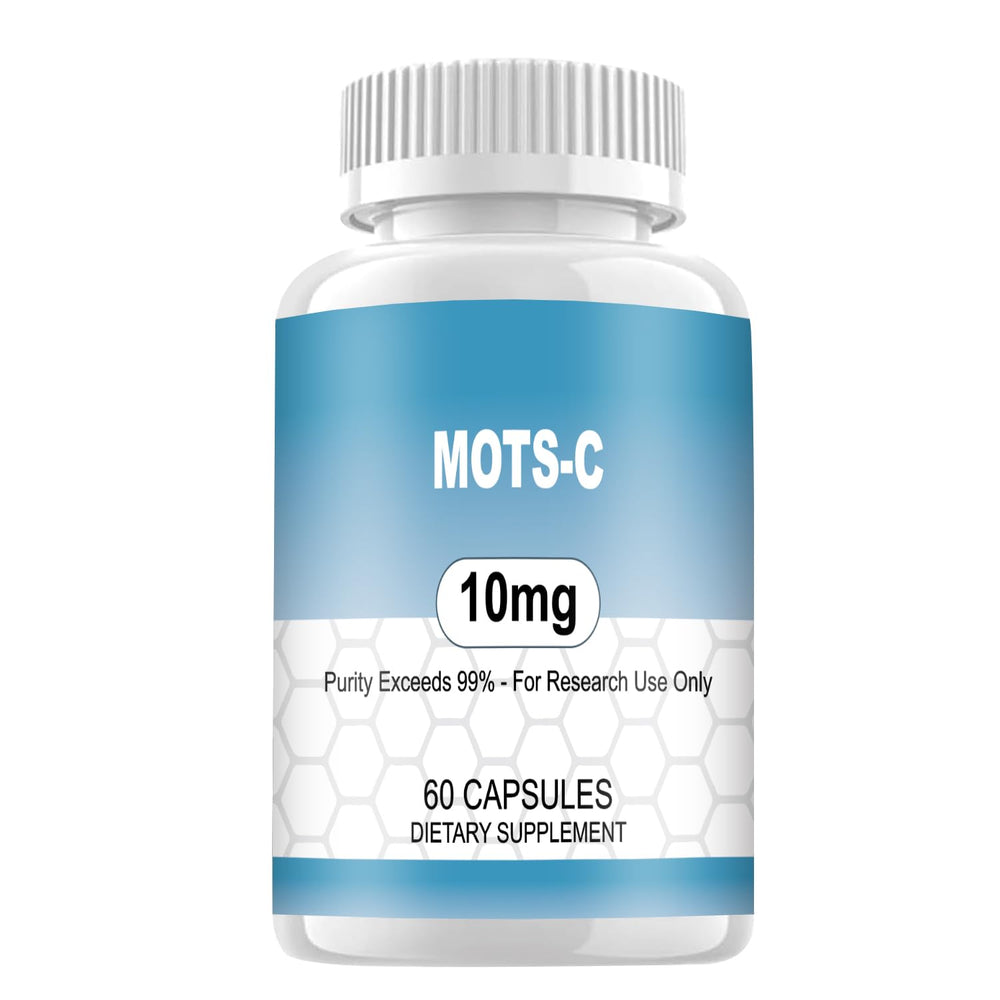 WUCOO MOTS-c research peptide bottle with 60 capsules for lab research use