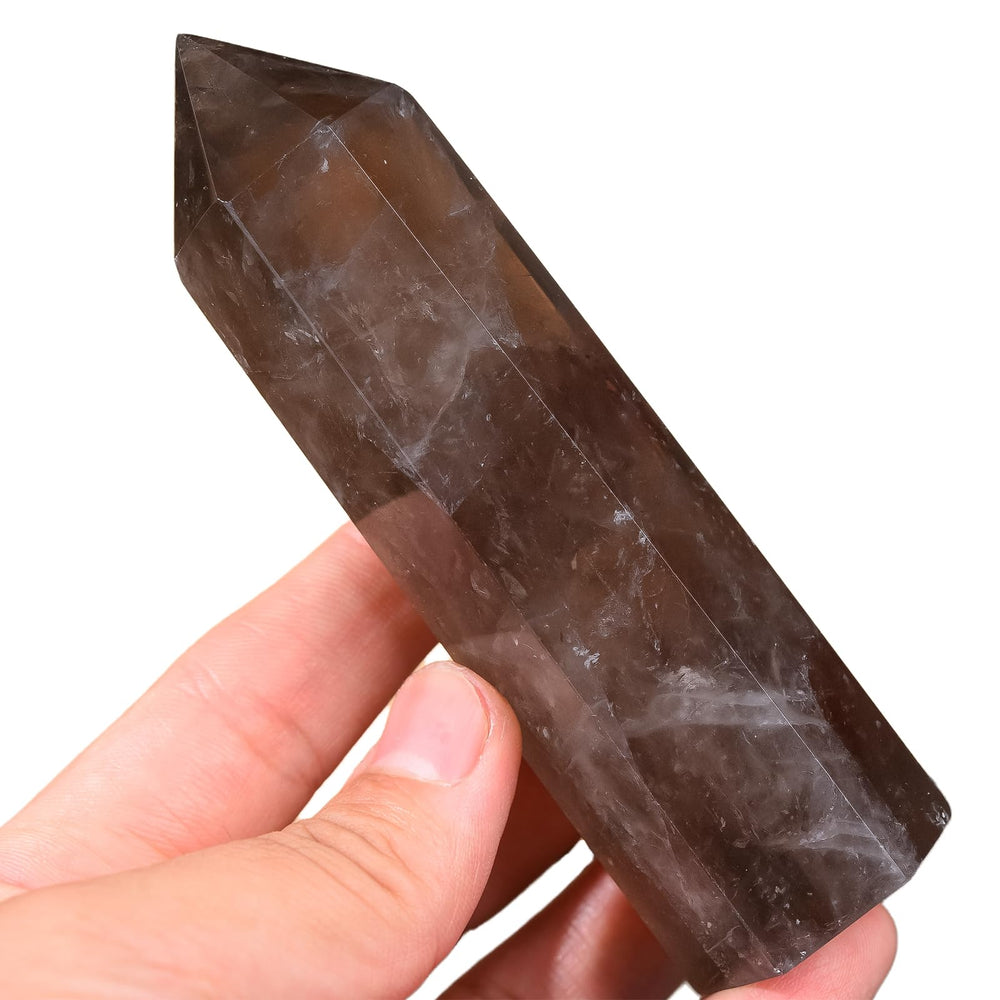WUYOUSHI smoky quartz wand for meditation and focus