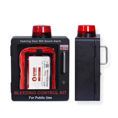 WWILKEN Bleeding Kit Wall Cabinet front view enables rapid access during emergencies.