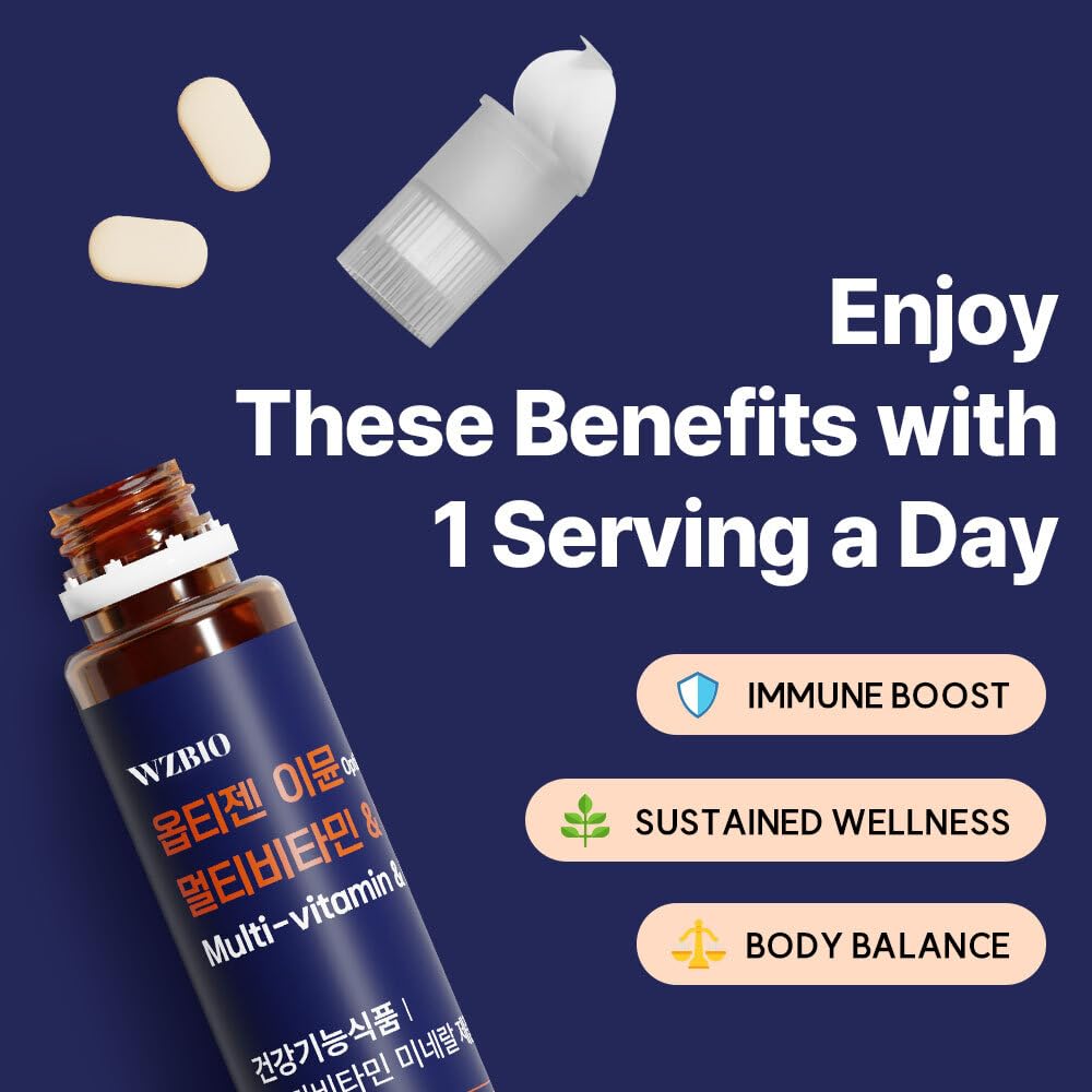 WZBIO Optizen Immune bottle back label, shows minerals for resilience.
