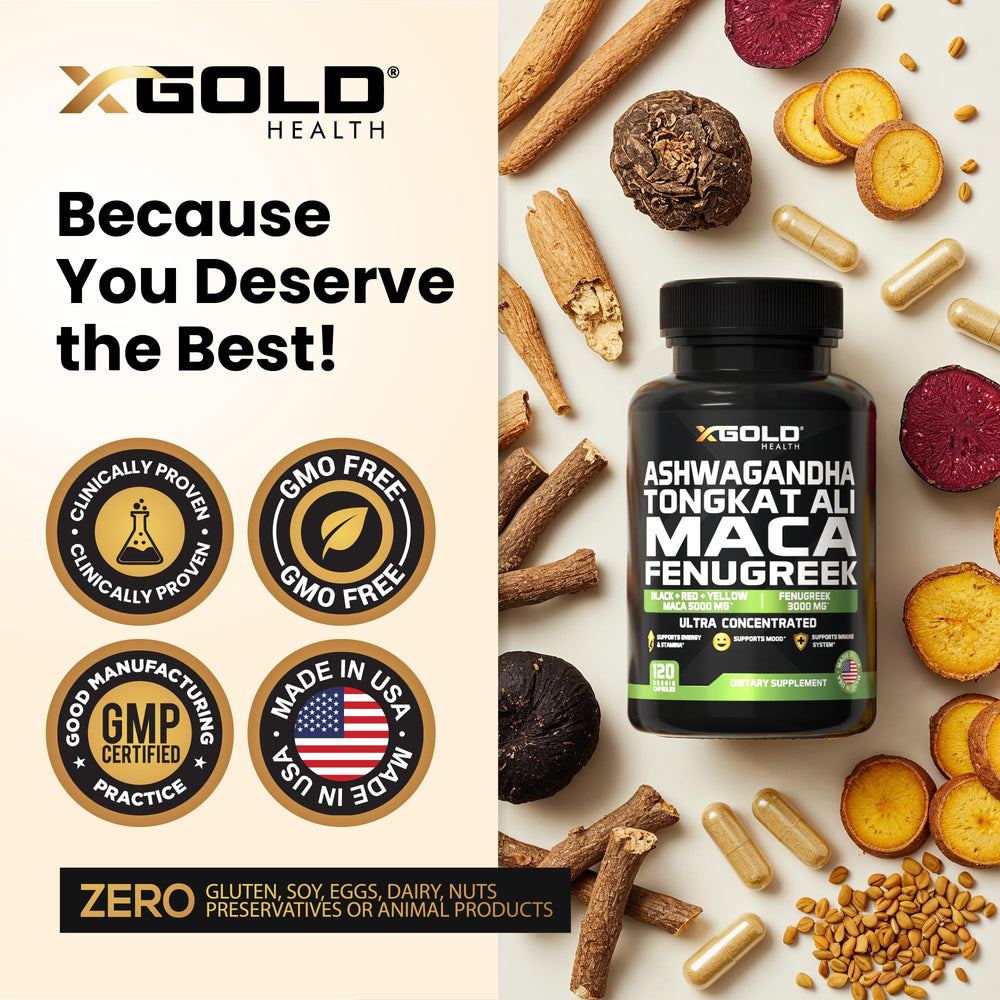 X Gold Health fenugreek seed image emphasizing daily antioxidant notes