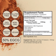 Xalya Green Tea Extract Powder in a smoothie showing versatile metabolism-friendly use