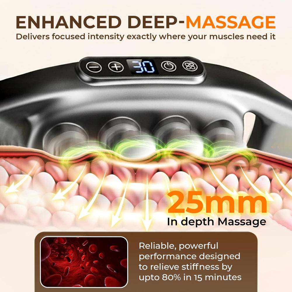 Xamford deep tissue massage gun delivers focused back and shoulder sessions.